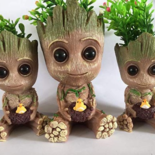 Flowerpot Treeman Baby Groot Succulent Planter Cute Green Plants F...