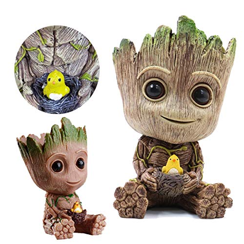 Flowerpot Treeman Baby Groot Succulent Planter Cute Green Plants F...