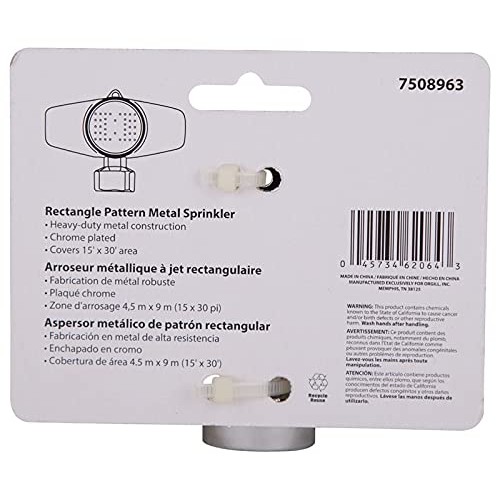 Rocky Mountain Goods Metal Spot Sprinkler for Lawn / Garden - Cove...