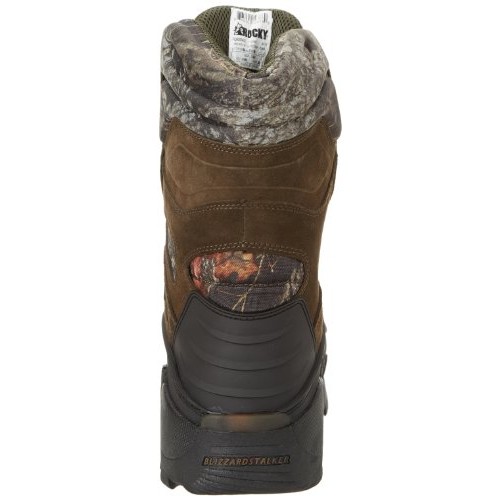 Rocky Mens Blizzard Stalker Pro Hunting Boot,Brown/Mossy Oak,11 M US