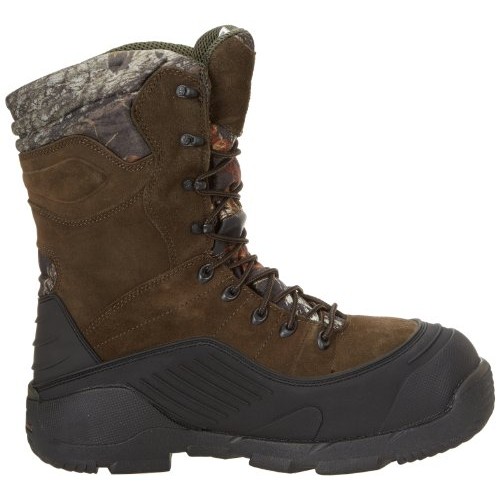Rocky Mens Blizzard Stalker Pro Hunting Boot,Brown/Mossy Oak,11 M US