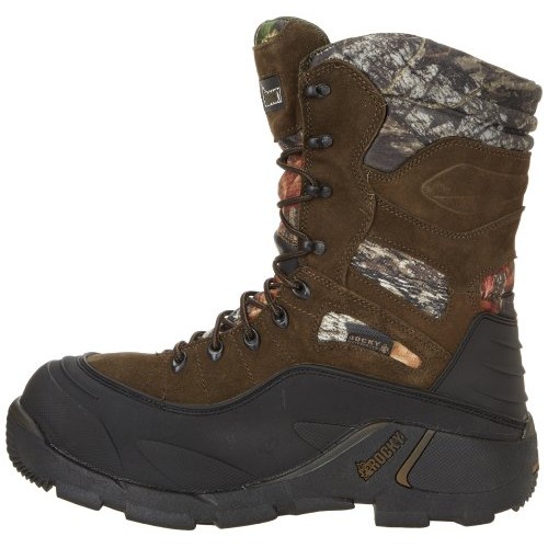 Rocky Mens Blizzard Stalker Pro Hunting Boot,Brown/Mossy Oak,11 M US