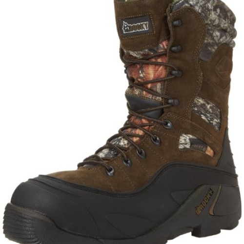 Rocky Mens Blizzard Stalker Pro Hunting Boot,Brown/Mossy Oak,11 M US