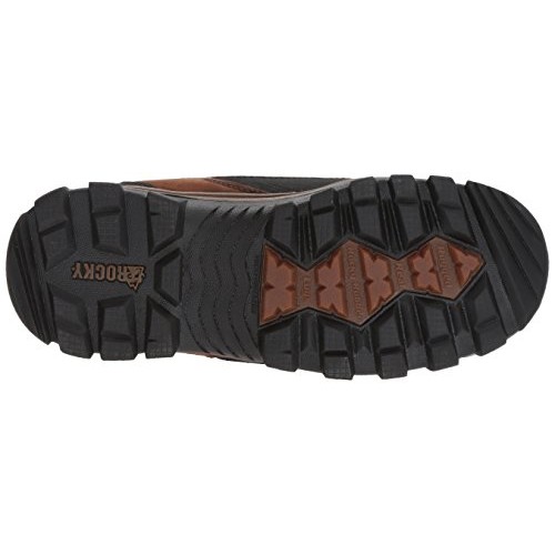 Rocky mens Fq0004753 Mid Calf Boot, Dark Brown, 9.5 Wide US