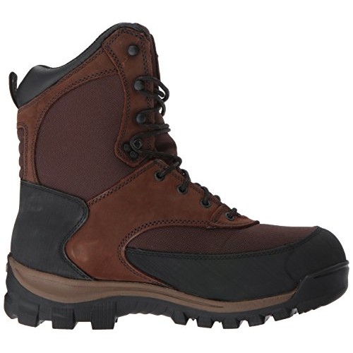 Rocky mens Fq0004753 Mid Calf Boot, Dark Brown, 9.5 Wide US