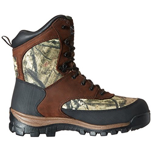 Rocky mens FQ0004755 Mid Calf Boot, Brown and Mossy Oak Break Up I...