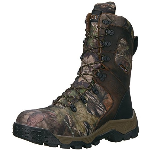 Rocky Mens RKS0309 Mid Calf Boot, Mossy Oak Break Up Country Camo...