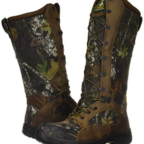 Rocky Mens Waterproof Snakeproof Hunting Boot Knee High, Mossy Oa...