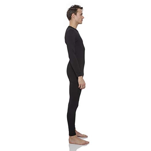 Rocky Thermal Underwear for Men Midweight Fleece Lined Thermals Me...