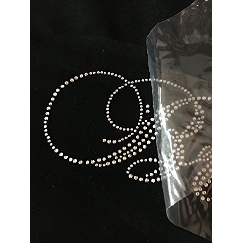 Custom Name Crystal Iron on Cursive Font Rhinestone Iron on hotfix...