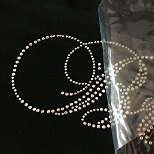 Custom Name Crystal Iron on Cursive Font Rhinestone Iron on hotfix...