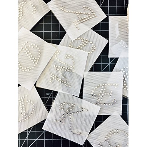 Custom Name Crystal Iron on Cursive Font Rhinestone Iron on hotfix...