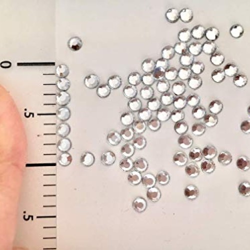 Rococo Designs 1440pcs SS16 Hotfix Rhinestones 4mm Flatback Iron O...