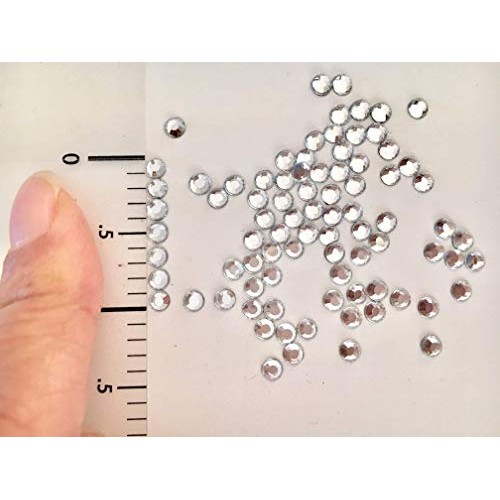 Rococo Designs 1440pcs SS16 Hotfix Rhinestones 4mm Flatback Iron O...