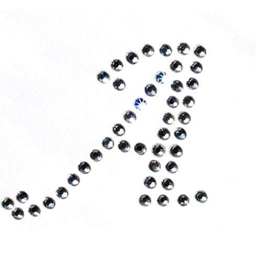 Rococo Designs 1440pcs SS16 Hotfix Rhinestones 4mm Flatback Iron O...