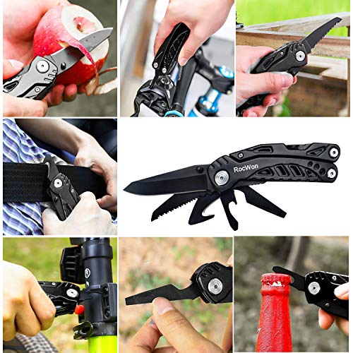 Gifts for Men and Boyfriend 11 in 1 Multitool RocWon Folding Pocke...
