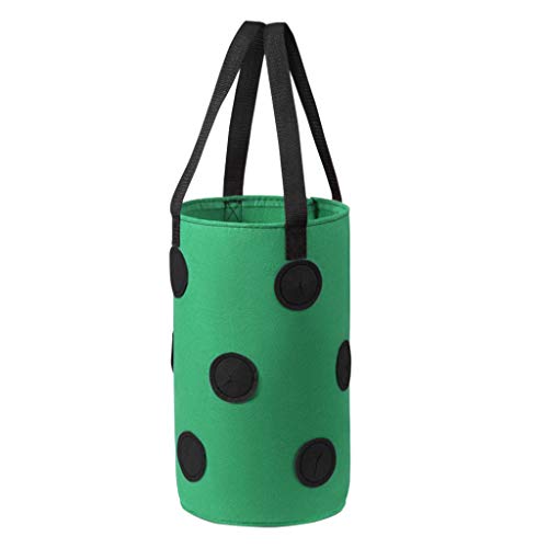 Rodam Strawberry Planting Grow Bags with Holes, Garden 3 Gallon Po...