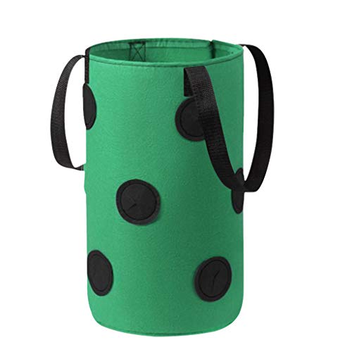 Rodam Strawberry Planting Grow Bags with Holes, Garden 3 Gallon Po...