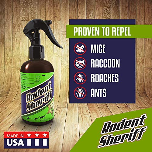 Rodent Sheriff Pest Control - Ultra-Pure Peppermint Spray - Repels...