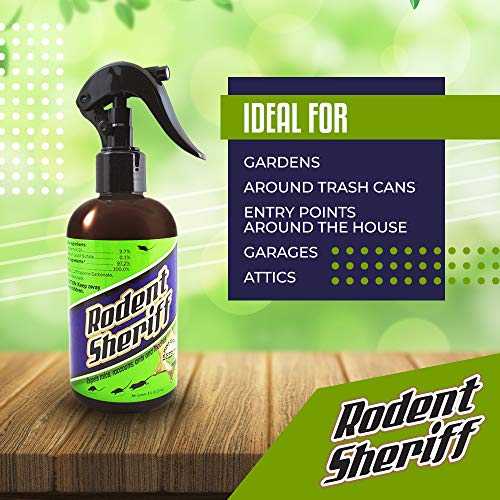 Rodent Sheriff Pest Control - Ultra-Pure Peppermint Spray - Repels...