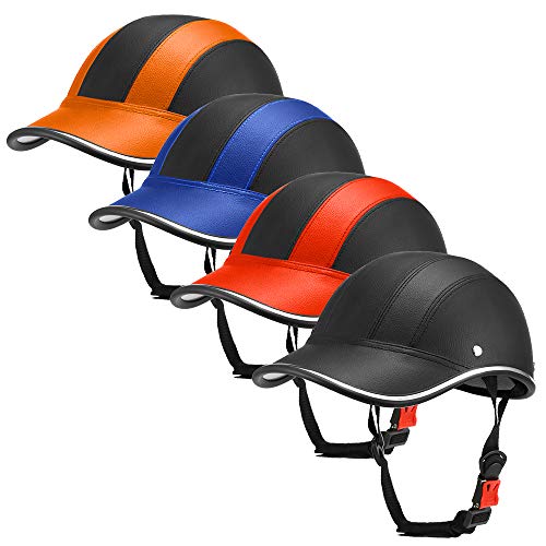 Roeam Bike Half Helmet Baseball Cap,ABS Leather Outdoor Sports Cyc...