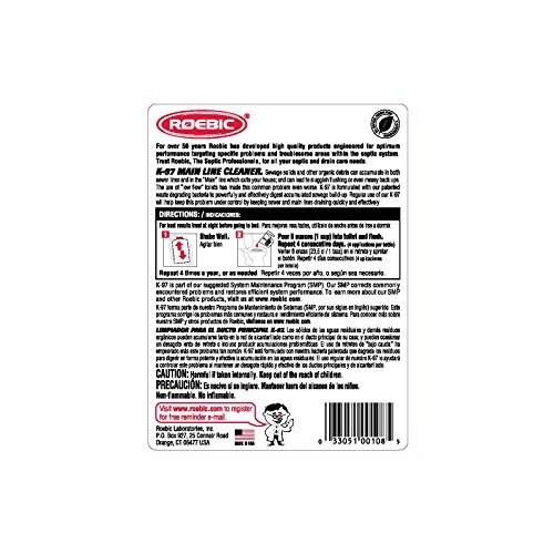 Roebic K-97-Q-4 Laboratories, K-97 Main Line Cleaner, 32-Ounce, Tan