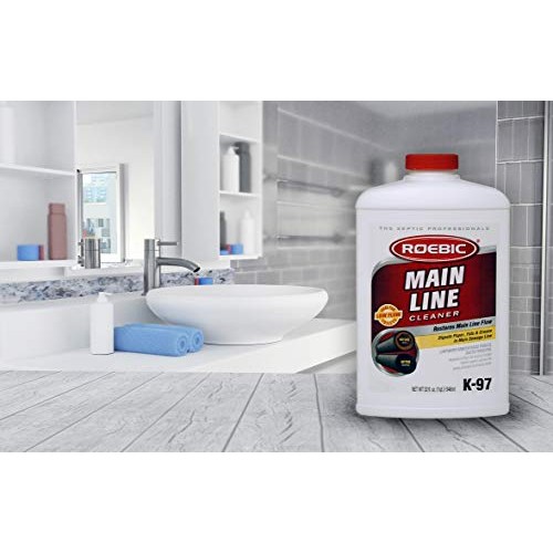 Roebic K-97-Q-4 Laboratories, K-97 Main Line Cleaner, 32-Ounce, Tan