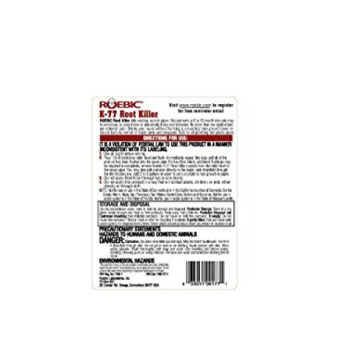 Roebic Laboratories K-77 Root Killer, 32OZ
