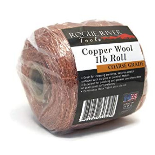 Copper Wool 1lb Roll Coarse - Made in USA!