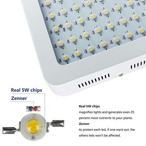 Roleadro LED Grow Light, 1200W 2nd Generation Plant Light Full Spe...