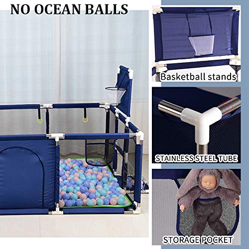 ROLENUNE Baby Playpen Portable Activity Center Play Yard Mat Infan...