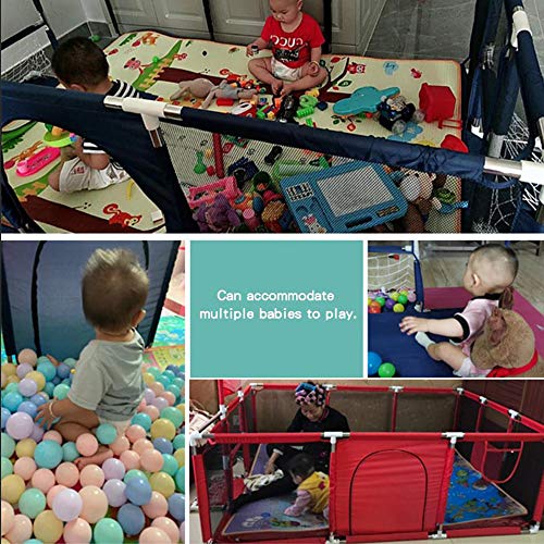 ROLENUNE Baby Playpen Portable Activity Center Play Yard Mat Infan...