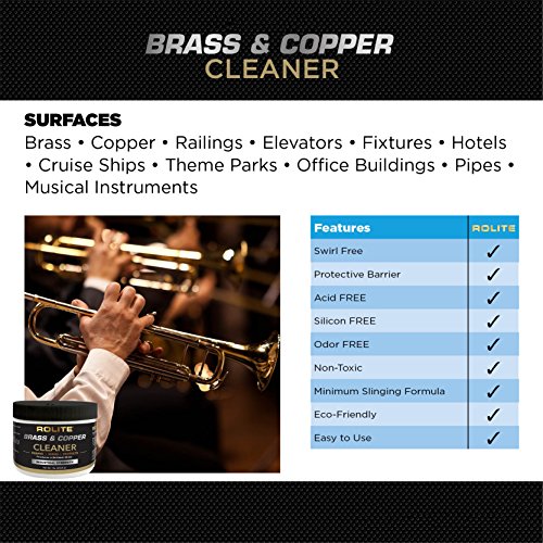 Brass & Copper Cleaner & Brass & Copper Polish 4.5oz for The Ult...