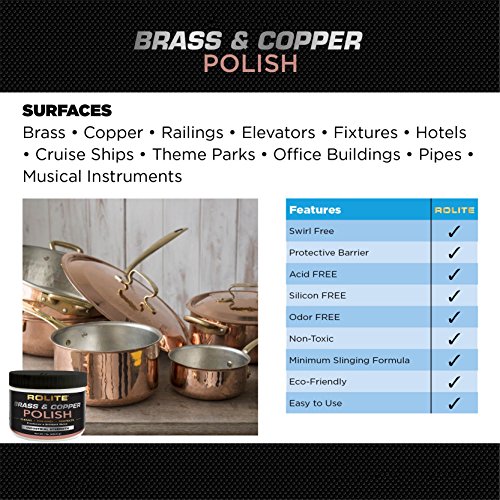 Brass & Copper Cleaner & Brass & Copper Polish 4.5oz for The Ult...