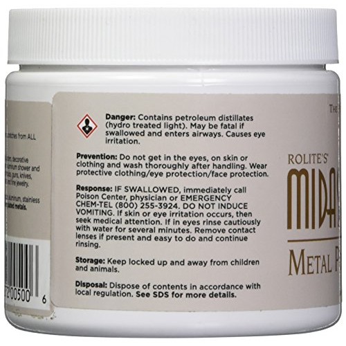 Midas Touch Metal Polishing Cream – 1lb, Cleaner & Polishing Rouge...