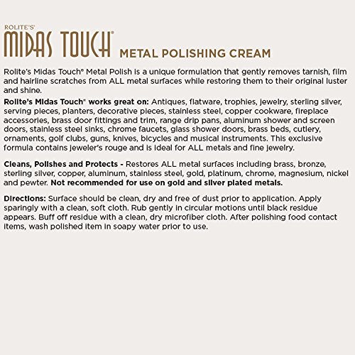 Midas Touch Metal Polishing Cream – 1lb, Cleaner & Polishing Rouge...