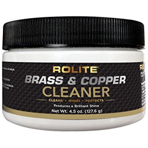 Rolite Brass & Copper Cleaner 4.5oz Instant Cleaning & Tarnish R...
