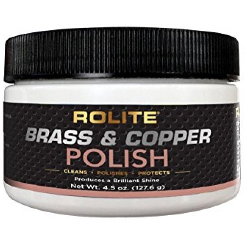 Rolite Brass & Copper Polish 4.5oz Instant Polishing & Tarnish R...