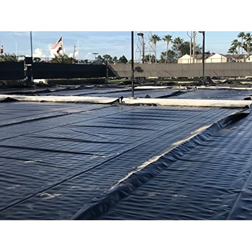 6 Mil Polyethylene Sheeting Roll 20’ x 100’ Black Plastic Sheeti...
