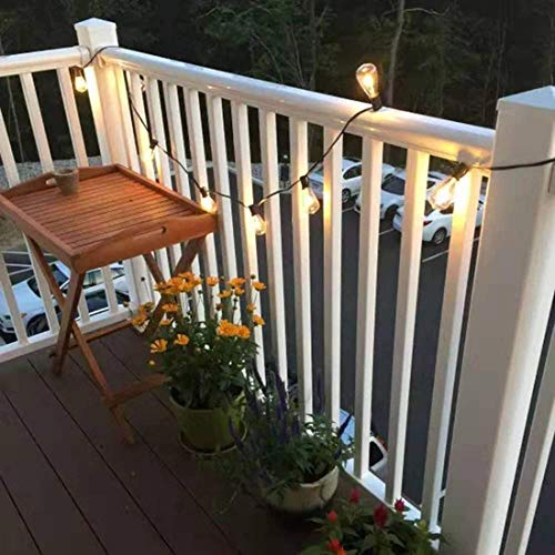 Romasaty 25FT ST35 Outdoor Patio Edison String Lights with 27Clear...