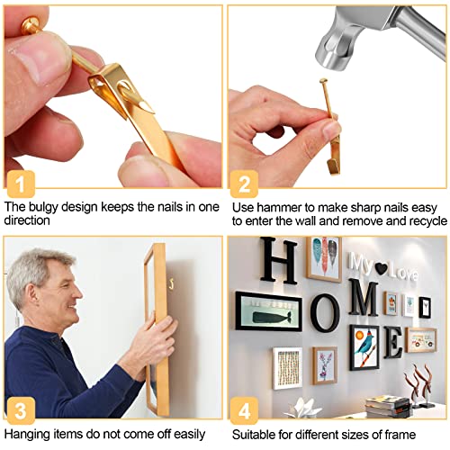 184 Pieces Picture Hanging Kit, 20lb, 30lb, and 50lb Picture Hange...