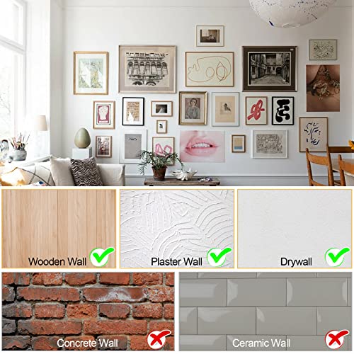 184 Pieces Picture Hanging Kit, 20lb, 30lb, and 50lb Picture Hange...