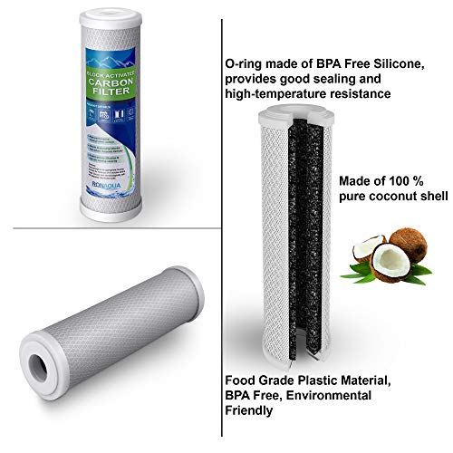 10 Clear Standard Transparent Whole House Water Filter System wit...