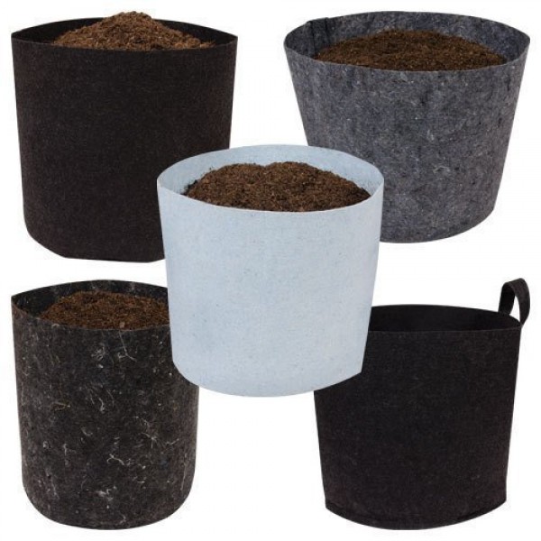 Root Pouch Degradable Pot Bundle of 10, 7 Gallon - 3 - 4 Year by R...
