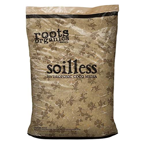 Roots Organics Soilless, Organic Coco Mix for Hydroponics with Ben...