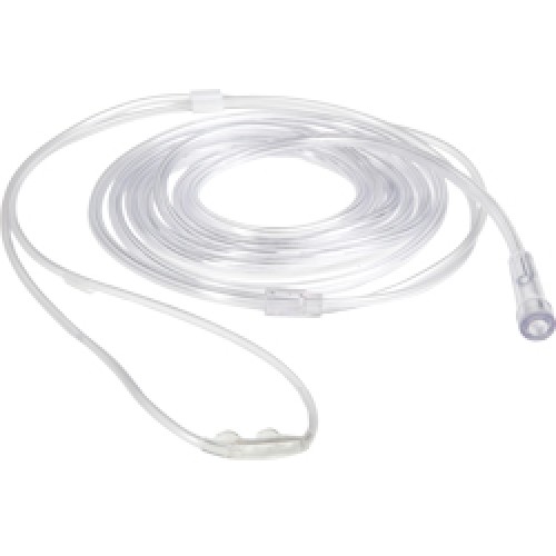 Roscoe Adult Curved Soft Nasal Cannula w/7ft supply tubing - Price per Case