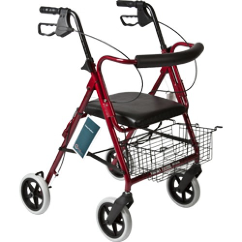 Roscoe Deluxe Rollator with Padded Seat, 8