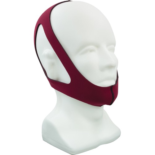 Roscoe 3 Point Chin Strap, Adjustable, Ruby Red - Price per Each