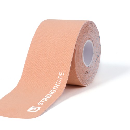 Roscoe STRENGTHTAPEВ Kinesiology Tape 5m Precut Roll, Beige - Price per Each