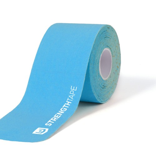 Roscoe STRENGTHTAPEВ Kinesiology Tape 5m Precut Roll, Light Blue - Price per Each